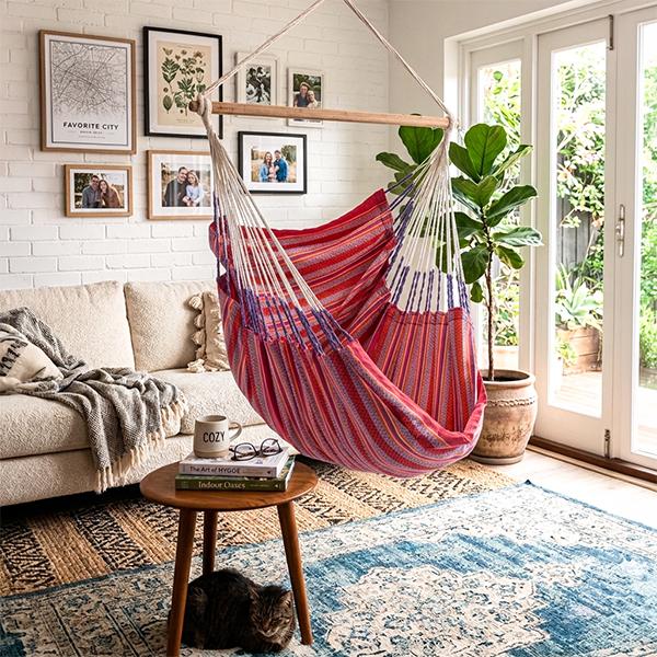 今ならポイントUP中 【並行輸入品】 ラ シエスタ La Siesta ハンギングチェア Hammock Chairs Habana ハバナ キングサイズの画像
