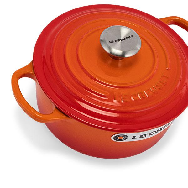 ル・クルーゼ ルクルーゼ 両手鍋 シグニチャー ココットロンド 18cm キッチン 鍋 プレゼント 2117718 Le Creuset Signature Cocotte ronde｜glv｜12