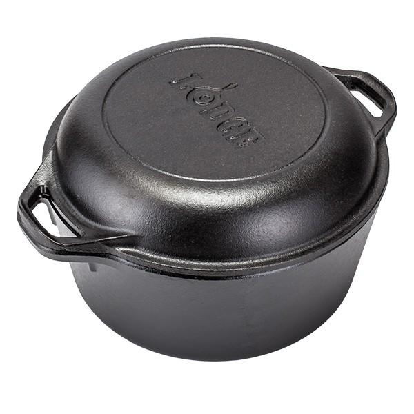 LODGE ダブルダッチオーブン 10インチとスキレット6インチとおまけ付き LODGE ダブルダッチオーブン 10インチとスキレット6インチと