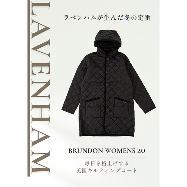 【25AW】 【並行輸入品】 ラベンハム Lavenham キルティングコート ブランドン レディース BRUNDON WOMENS 20 ロングコートの画像