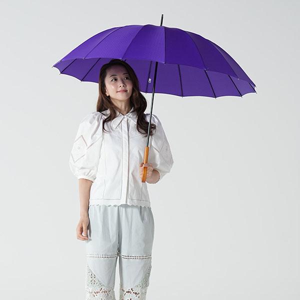 mabu（マブ） mabu 16本骨傘 江戸 晴雨兼用 長傘 雨傘 日傘 UVカット90