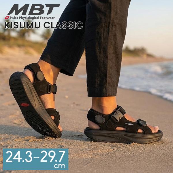 MBT エムビーティー メンズ サンダル Men KISUMU CLASSIC ブラック