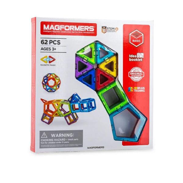 マグフォーマー Magformers おもちゃ 62ピース 知育玩具 磁石 マグネット ブロック パズル スタンダードセット 3才 玩具 子供 男の子 女の子 人気 プレゼント｜glv｜07