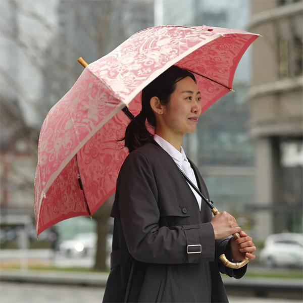 槙田商店 kirie 長傘 UVカット ワンタッチ 晴雨兼用 雨傘 日傘 旅行 柄