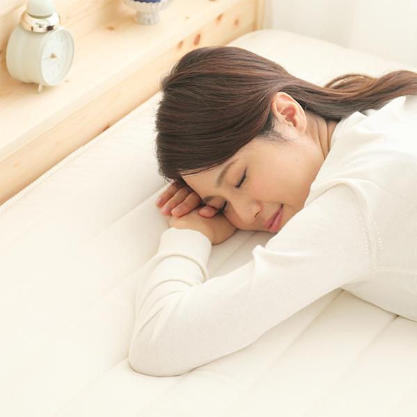 源ベッド 夜香ハイグレード セミダブルサイズ 国産ポケットコイル