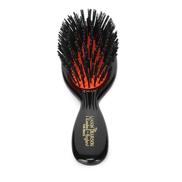 【並行輸入品】 メイソンピアソン チャイルドブリッスル ダークルビー 猪毛ブラシ CB4 Mason Pearson Plastic Backed Hairbrushes Chil | MASON PEARSON | 07