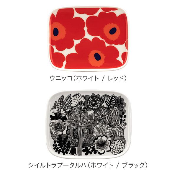 マリメッコ Marimekko スクエア プレート 皿 ウニッコ シイルトラプータルハ ラシィマット オイヴァ オイバ 食器 お皿｜glv｜08