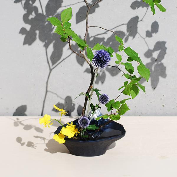 ナガエ堂 さかさ富士（花器） 水盤 生け花 フラワーアレンジメント