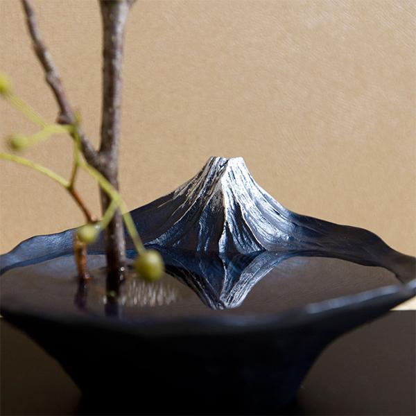 ナガエ堂 さかさ富士（花器） 水盤 生け花 フラワーアレンジメント