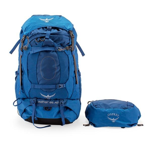 【並行輸入品】 オスプレー バックパック イーサー AG 85 Aether リュックサック ザック トレッキング 登山 アウトドア メンズ 旅行 テクニカル パック | OSPREY | 15