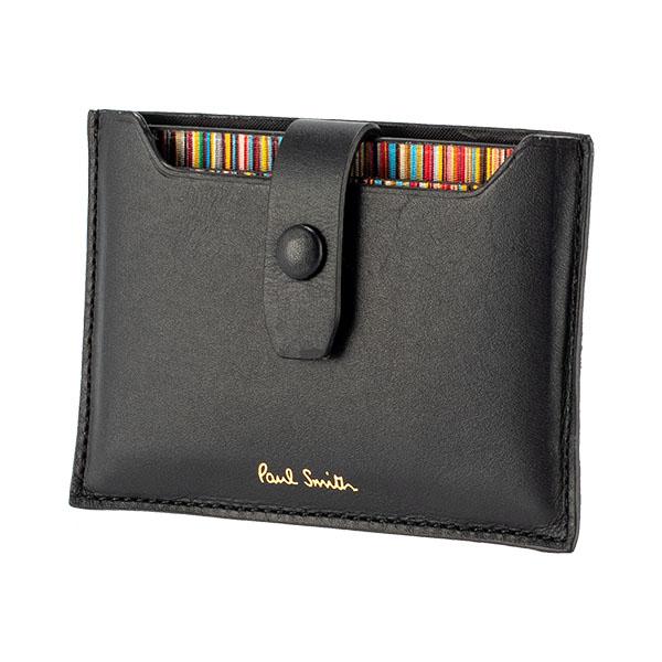 ポールスミス PAUL SMITH カードケース 名刺入れ メンズ マルチストライプ レザー 本革 シンプル M1A-6751-BMULTI