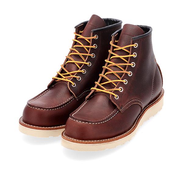 【並行輸入品】 レッドウィング RED WING ワークブーツ レザー 6インチ クラシック モック 6-Inch Classic Moc メンズ 父の日 バレンタインの画像