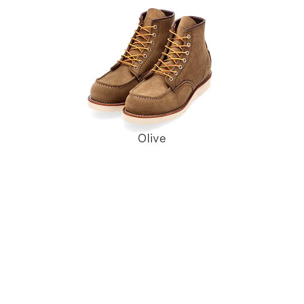 【並行輸入品】 レッドウィング RED WING ワークブーツ レザー 6インチ クラシック モック 6-Inch Classic Moc メンズ 父の日 バレンタインの画像