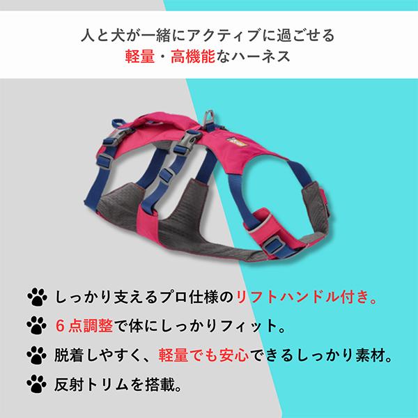 並行輸入品】 ラフウェア Ruffwear 犬用 ハーネス フラッグライン 小型