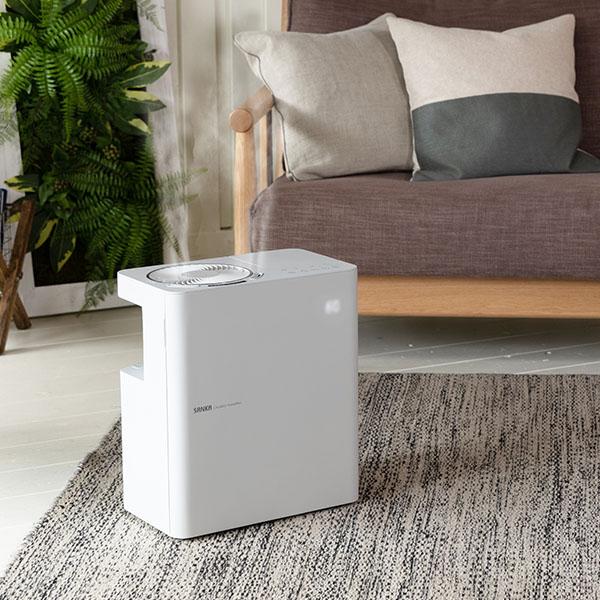SANKA サンカ サーキュレーター付きパワースチーム式加湿器 アロマ