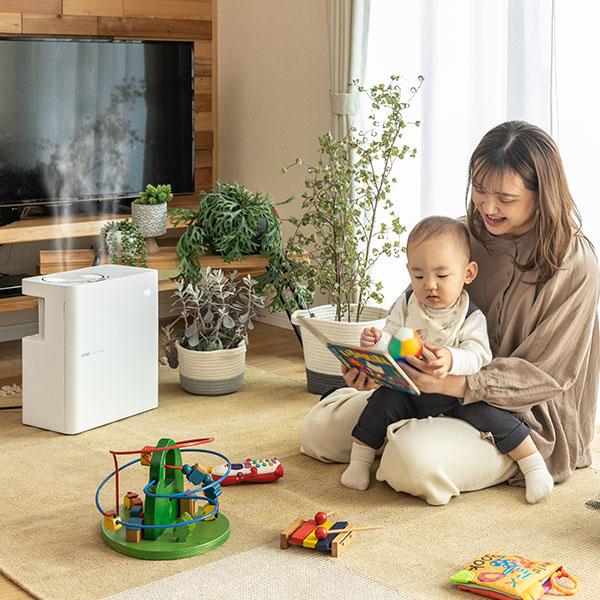 SANKA サンカ サーキュレーター付きパワースチーム式加湿器 SANKA サンカ サーキュレーター付きパワースチーム式加湿器