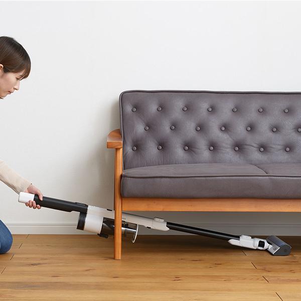 SANKA サンカ 充電式スティッククリーナー 2WAY ホワイト 自走式