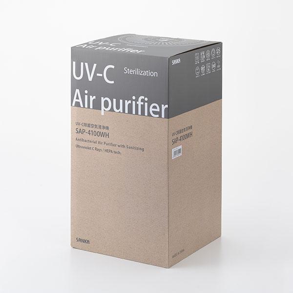【新品】 サンカSANKA UV-C 除菌空気清浄機 17畳用 SAP-4100 SANKA サンカ UV-C 除菌 空気 清浄機 17畳用 SAP-4100 ホワイト