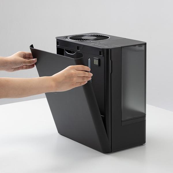 SANKA サンカ 加湿器 UVパワースチーム ブラック W除菌 タイマー設定