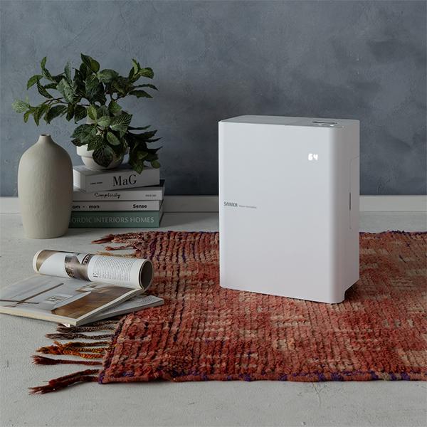 SANKA サンカ 加湿器 スチーム式 タイマー設定 卓上加湿器 エコ 安全