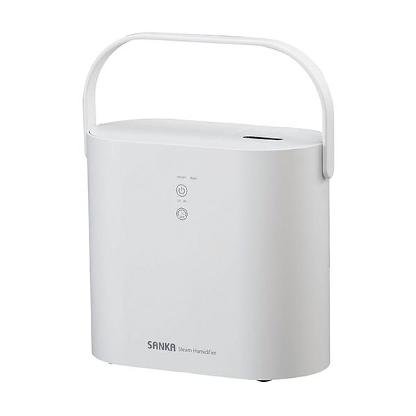 SANKA サンカ 加湿器 スチーム式 タイマー設定 卓上加湿器 エコ 安全