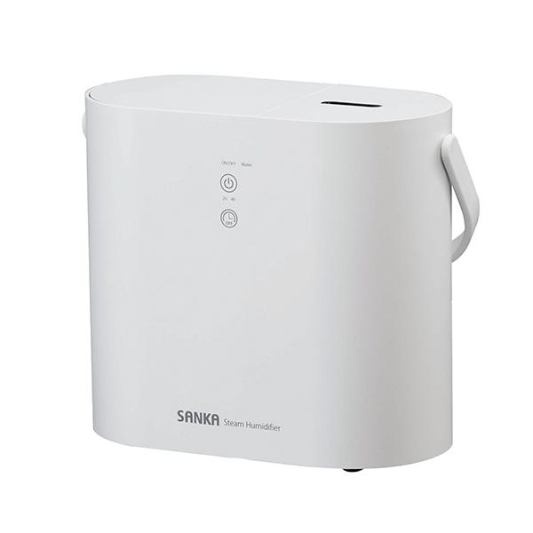 SANKA サンカ 加湿器 スチーム式 タイマー設定 卓上加湿器 エコ 安全