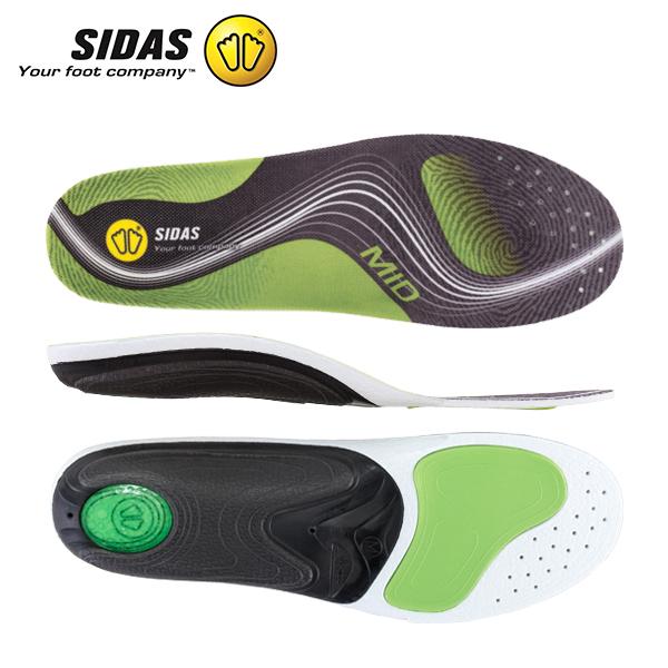 【並行輸入品】 シダス Sidas インソール 3フィート・アクティブ・ミッド 3 Feet Active Mid 377656 ランニング タウンユース 衝撃吸収 通気性 中敷き | SIDAS