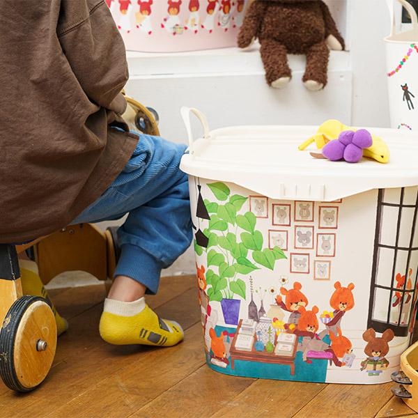 baquet（stacksto.） スタックストー バケット Mサイズ くまのがっこう