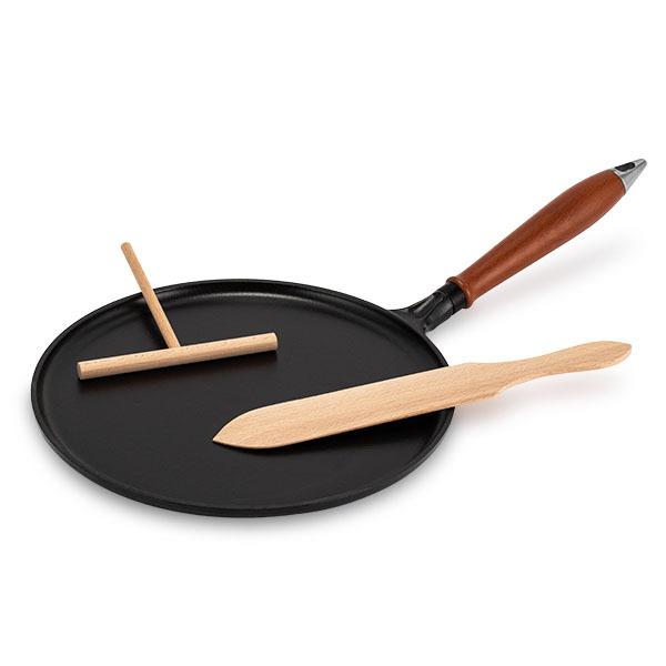 Staub ストウブ 木柄 クレープパン 28cm 1212823/40509-525-0 Staub ストウブ 木柄 クレープパン 28cm 1212823/40509-525-0