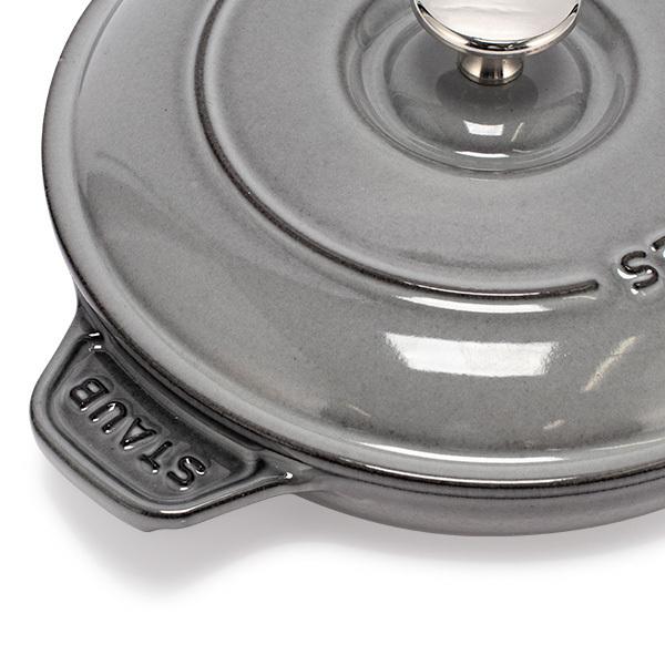 ストウブ 鍋 Staub ラウンド ホットプレート 20cm 両手鍋 ホーロー鍋