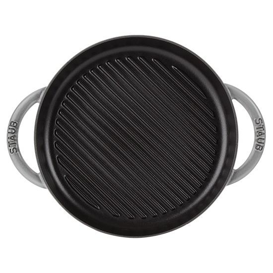 【並行輸入品】 ストウブ Staub グリルパン 30cm ピュアグリル 120130 Grill Round 2 Handles ステーキ バーベキュー BBQ 焼肉 鉄板 | Staub | 06