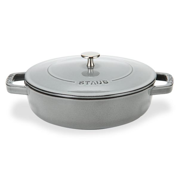 ストウブ 鍋 Staub ブレイザー ソテーパン 24cm IH対応 ホーロー鍋 両手鍋 おしゃれ 保温｜glv｜07