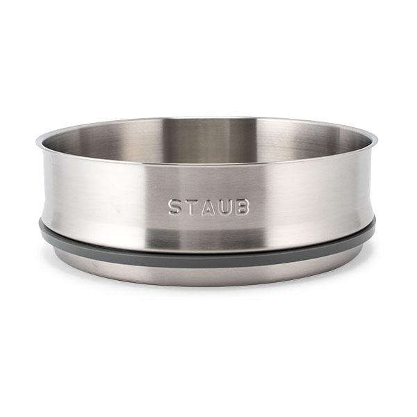 staub ピコ ココット ラウンド 26cm スチーマーセット グレー Amazon.co.jp: ストウブ(Staub) 「 ピコ ココット ラウンド