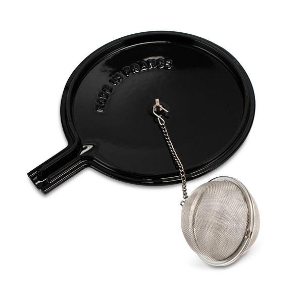 Staub 【並行輸入品】 ストウブ ラウンド ティーポット 16.5cm 茶こし