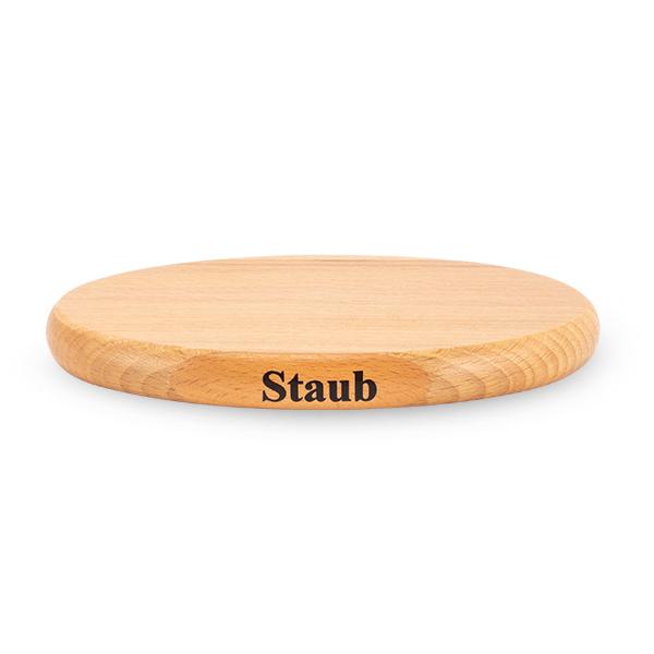 ストウブ Staub 鍋敷き マグネット トリベット オーバル 15×11cm 木製 シンプル 1190711 40509-516-0｜glv｜03