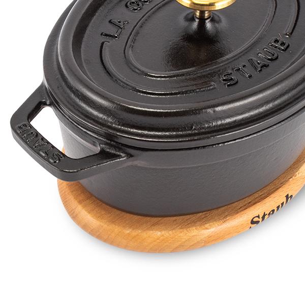 Staub ストウブ 鍋敷き マグネット トリベット オーバル 15×11cm Staub ストウブ 鍋敷き マグネット トリベット オーバル 15×11cm
