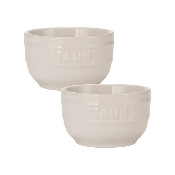 【並行輸入品】 在庫限り ストウブ Staub セラミック ラウンド ラムカン 2個セット 9cm 40511-13 Ramekin round 2er Set 耐熱 オーブン | Staub | 04