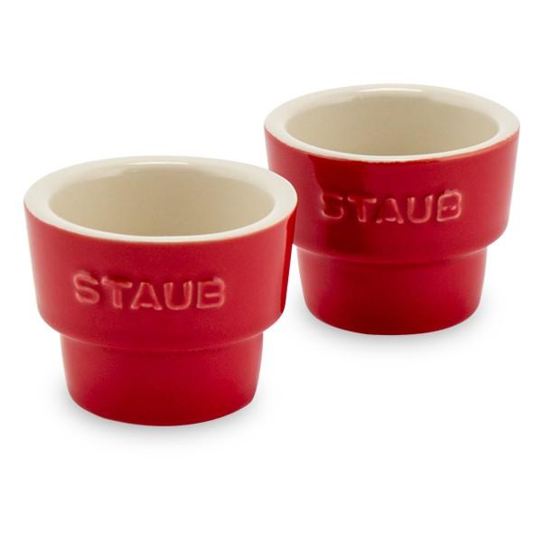 【並行輸入品】 ストウブ Staub エッグスタンド 2個セット セラミック エッグホルダー Egg Holder Set of 2 食器 卵立て ミニカップ 耐熱 プレゼント | Staub | 07