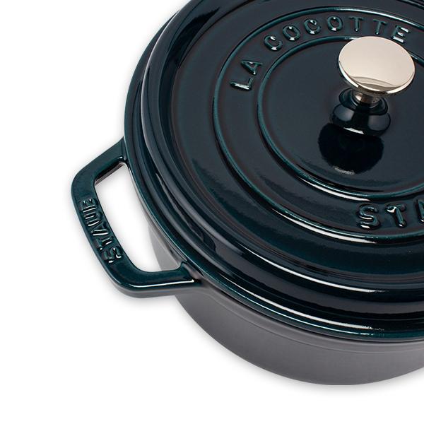 ストウブ Staub ピコ ココット ラウンド 24cm 両手鍋 ホーロー 鍋 Cocotte おしゃれ キッチン :STB-CQ