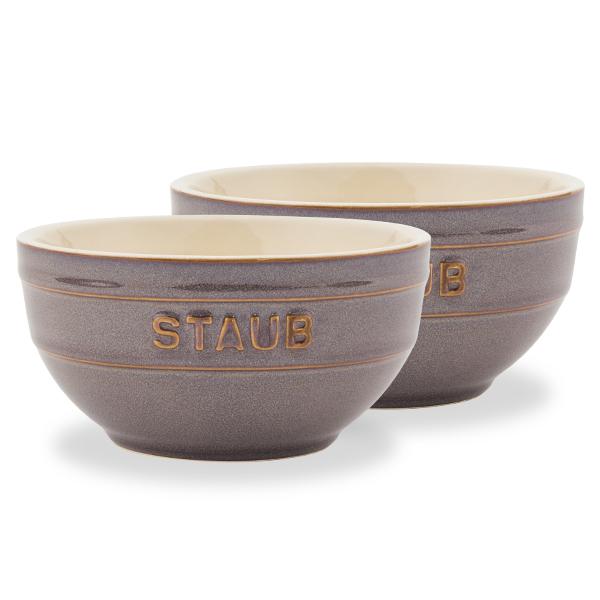 Staub ストウブ ラウンドボウル セラミック 12cm 2個セット Staub ストウブ ラウンドボウル セラミック 12cm 2個セット