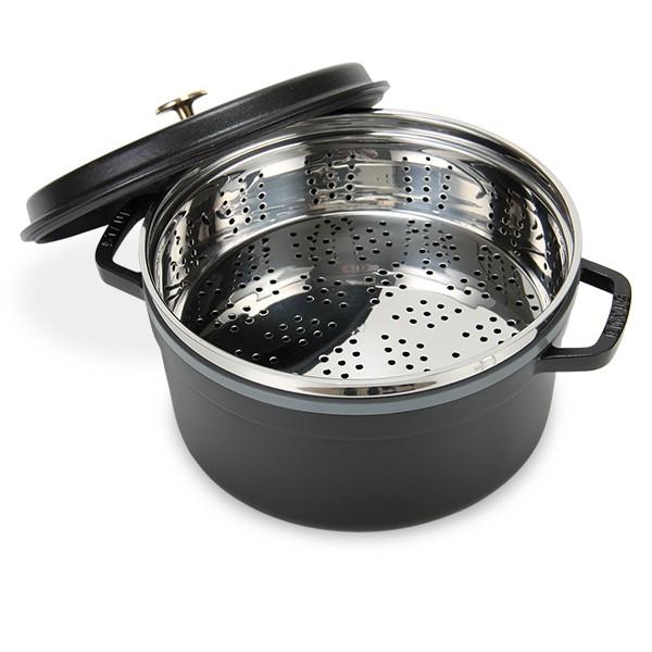 ストウブ 鍋 Staub ココットラウンド / スチーマー インサート 