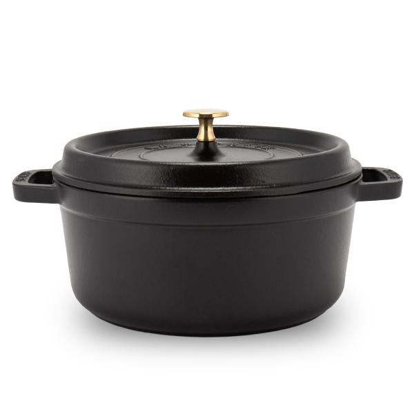 Staub ストウブ 鍋 24cm ピコ・ココット ラウンド 両手鍋 + Staub ストウブ 鍋 24cm ピコ・ココット ラウンド 両手鍋 +