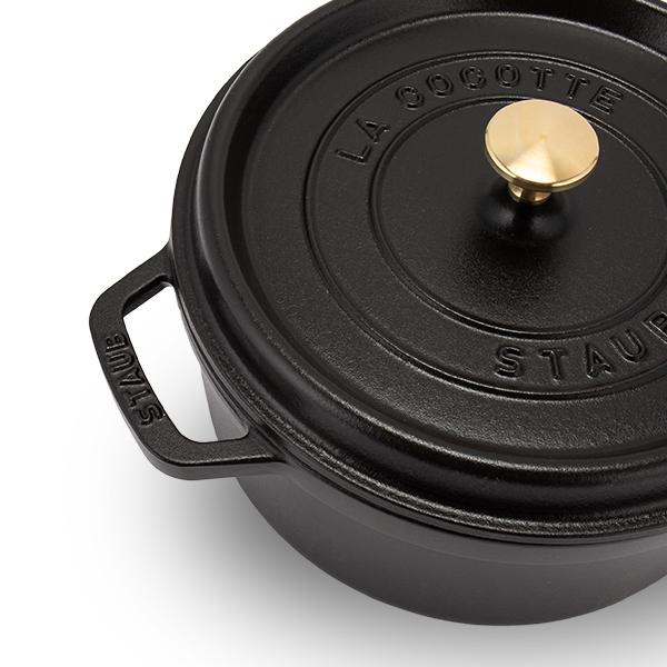 Staub ストウブ 鍋 24cm ピコ・ココット ラウンド 両手鍋 + Staub ストウブ 鍋 24cm ピコ・ココット ラウンド 両手鍋 +