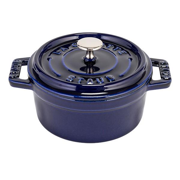 未使用 staub ストウブ ココット ラウンド 10cm ラメール ココテン ストウブ ピコ ココット ラウンド 10cm 40500-101 [ブラック