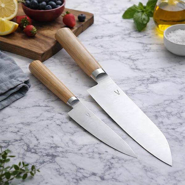 タダフサ 万能170mm三徳 + 万能125mmペティ 包丁セット 万能