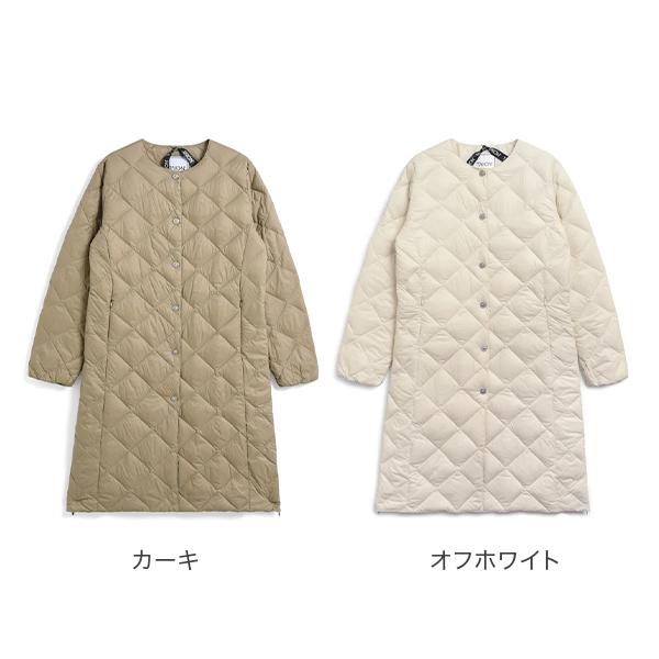 TAION（タイオン） シティ クルーネック ロングダウンコート