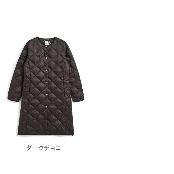 TAION（タイオン） シティ クルーネック ロングダウンコート