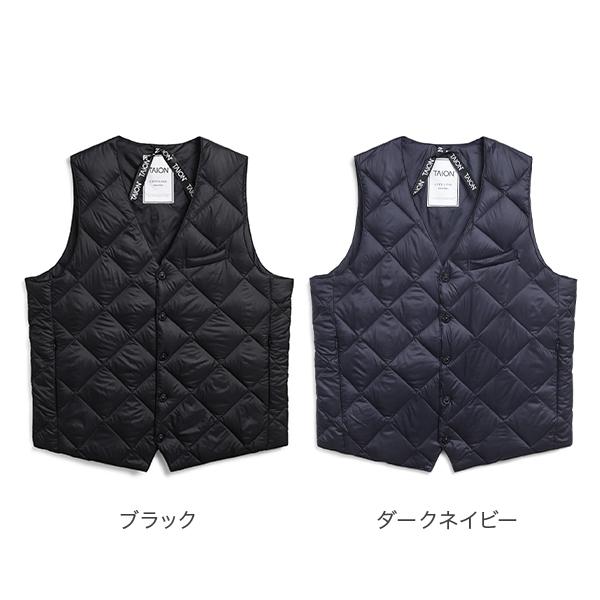 TAION（タイオン） シティ シングル ダウンジレ メンズ ダウンベスト