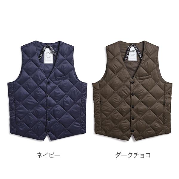 TAION（タイオン） シティ シングル ダウンジレ メンズ ダウンベスト