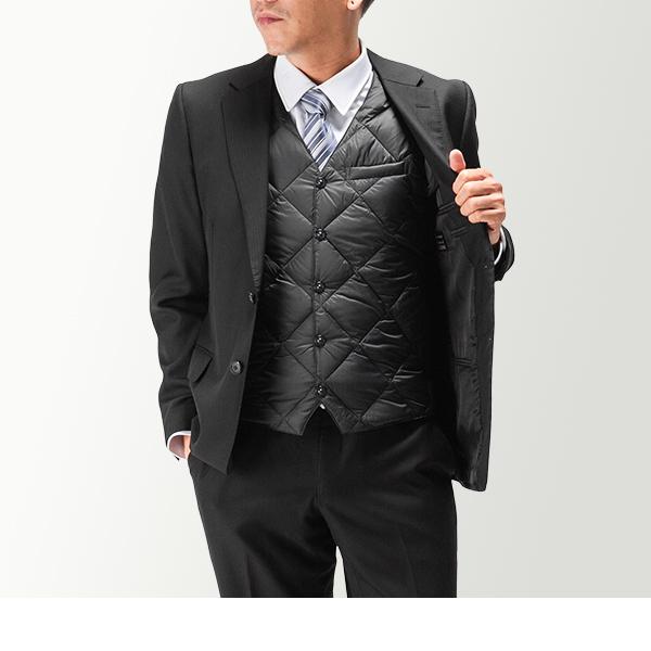 TAION（タイオン） シティ シングル ダウンジレ メンズ ダウンベスト